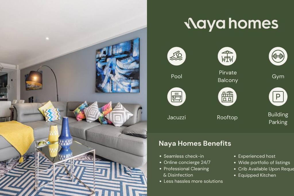 Appartement 2br With Jacuzzi | Pool | Skyline *